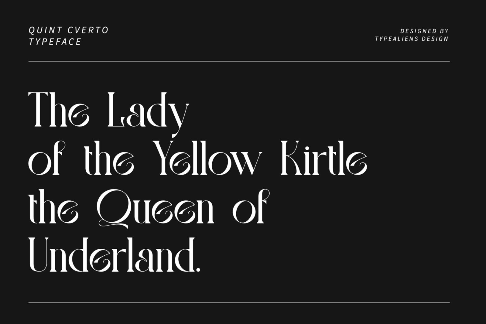 Quint Cverto Font