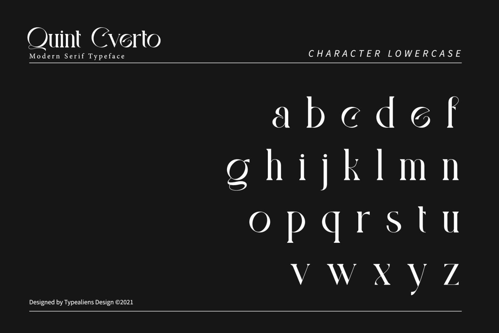 Quint Cverto Font