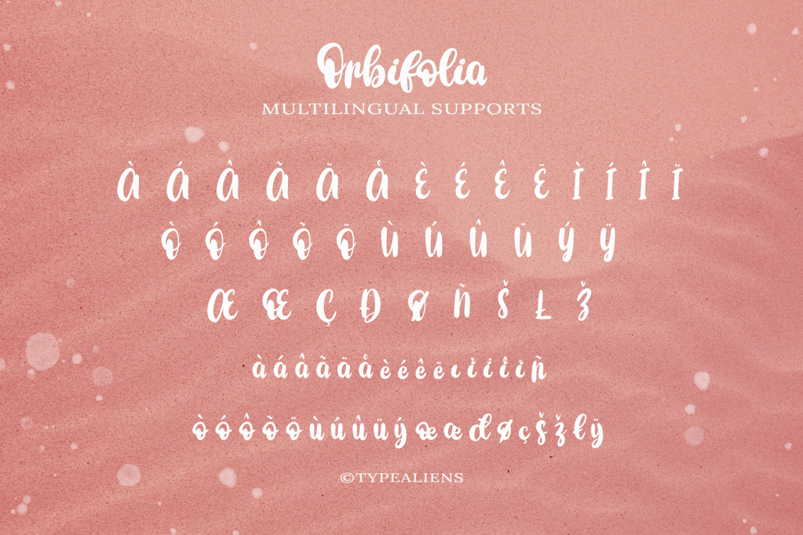 Orbifolia Font Orbifolia Font