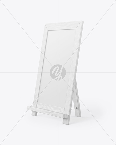 A-Frame Sign Chalk Board Mockup