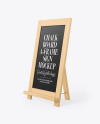 A-Frame Sign Chalk Board Mockup