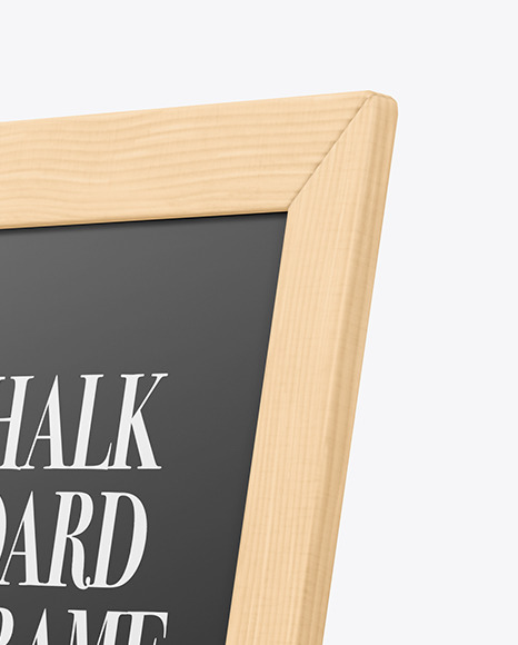 A-Frame Sign Chalk Board Mockup