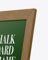 A-Frame Sign Chalk Board Mockup