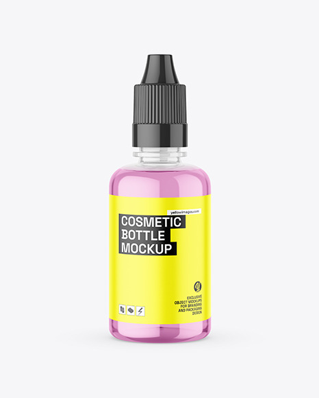 Clear Dropper Bottle Mockup - Oil dropper bottle mockup