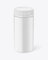 Glossy Plastic Jar Mockup