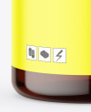 Amber Dropper Bottle Mockup