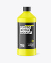 Matte Plastic Bottle Mockup