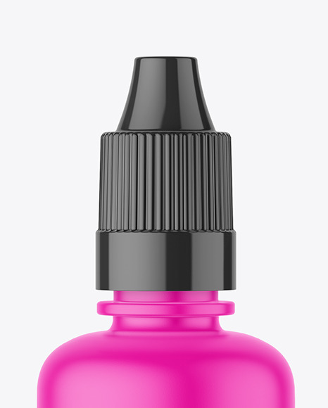 Matte Dropper Bottle Mockup