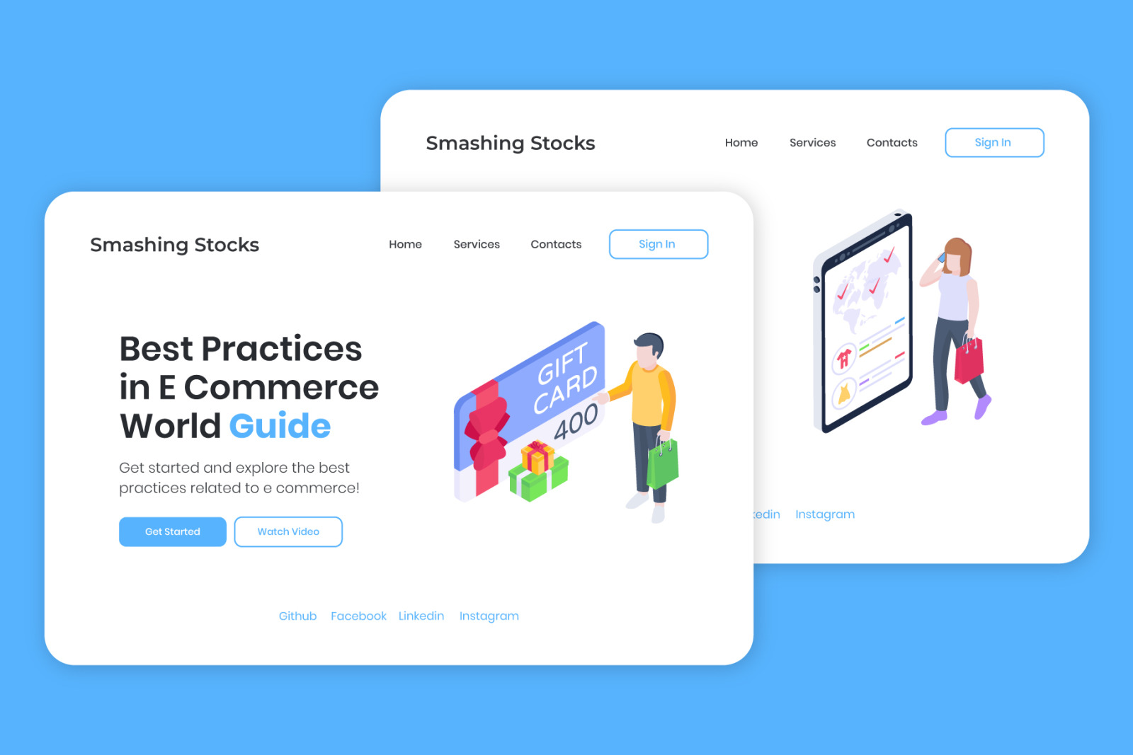 50 Isometric Ecommerce Illustrations 50 Isometric Ecommerce Illustrations