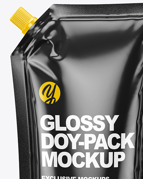 Glossy Doy-Pack Mockup