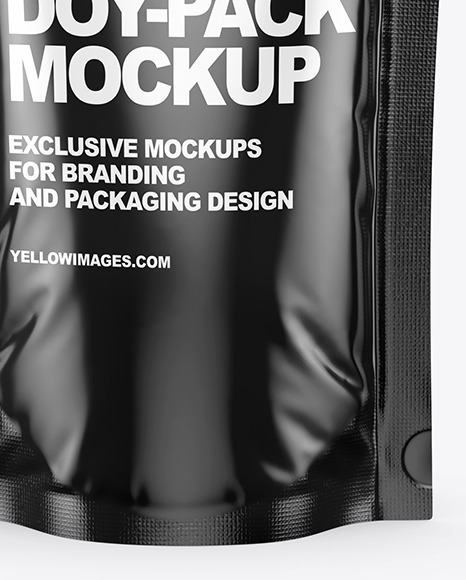 Glossy Doy-Pack Mockup