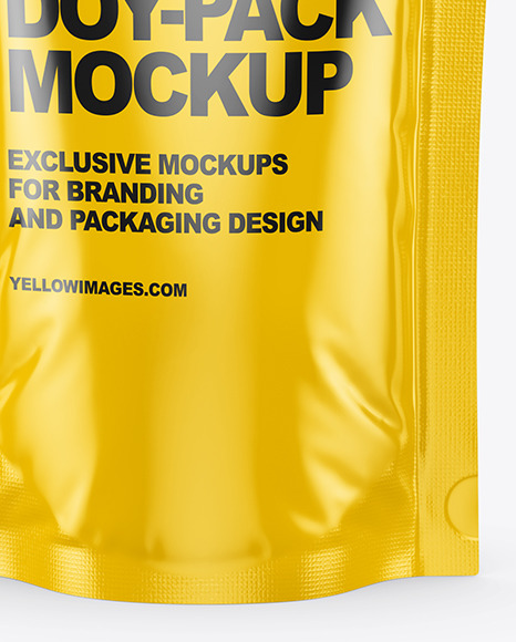 Glossy Doy-Pack Mockup