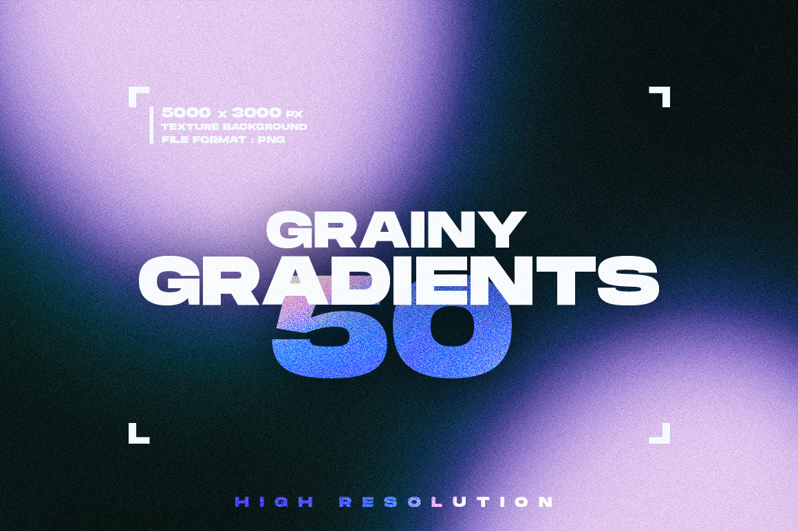 Grainy gradients - 50 Abstract Textures Pack Vol.1