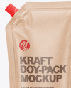 Kraft Doy-Pack Mockup