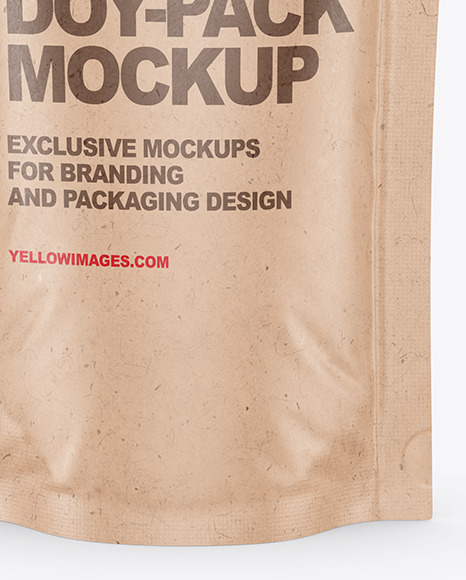 Kraft Doy-Pack Mockup