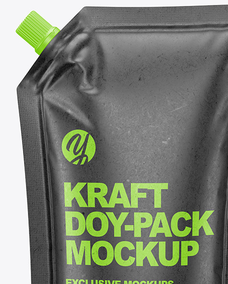 Kraft Doy-Pack Mockup