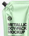 Matte Metallic Doy-Pack Mockup