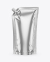 Glossy Metallic Doy-Pack Mockup