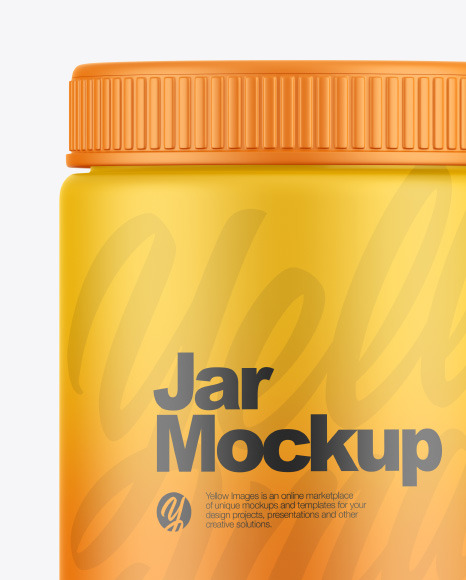 Matte Jar Mockup