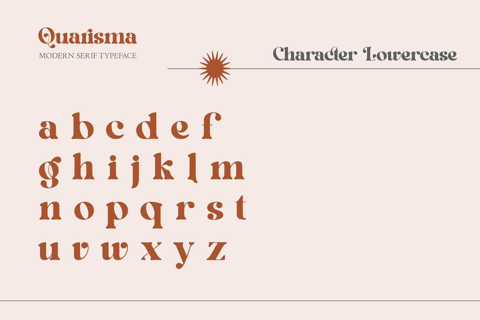 Quarisma Font Quarisma Font