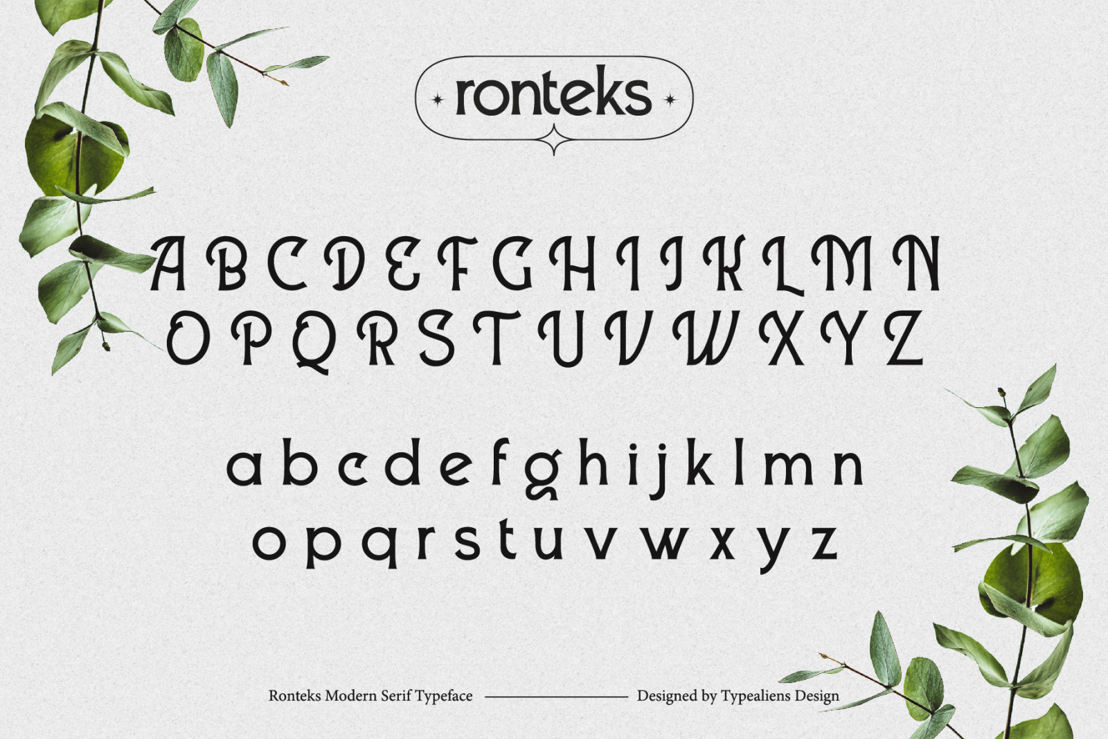Ronteks Font Ronteks Font