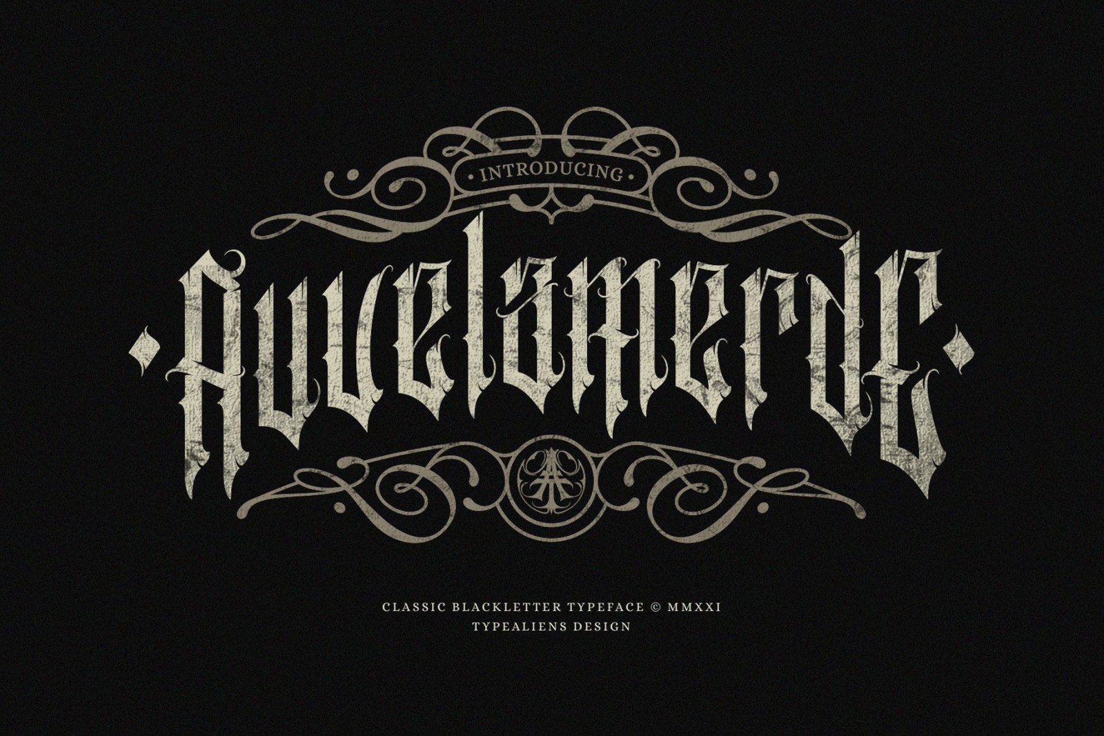 Auvelamerde Font Auvelamerde Font