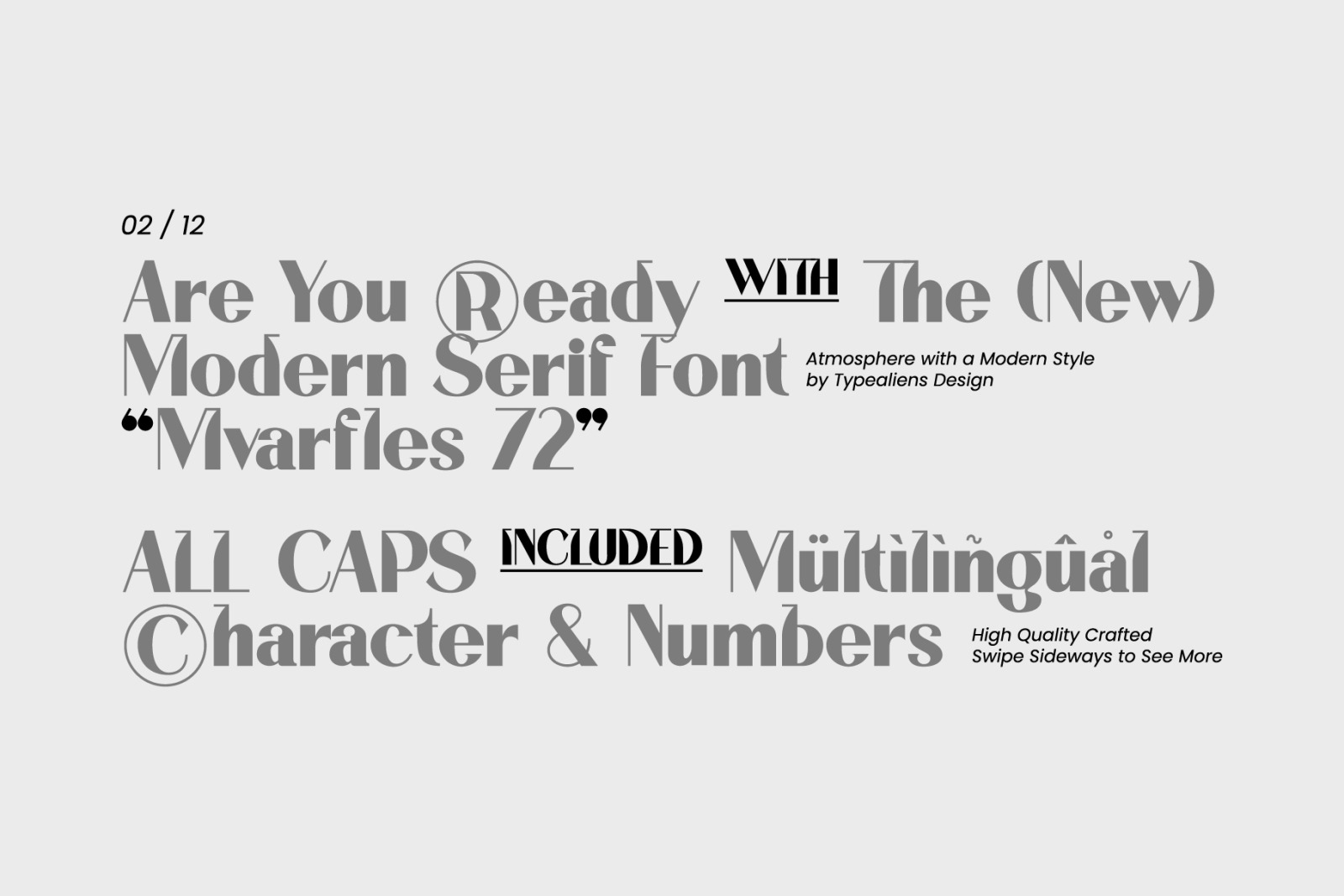 Mvarfles 72 Font Mvarfles 72 Font