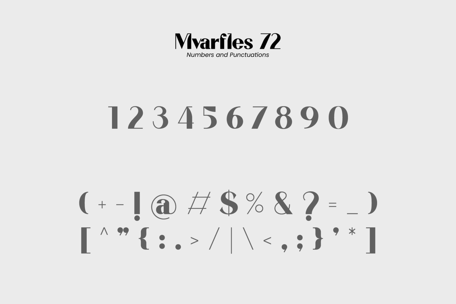 Mvarfles 72 Font Mvarfles 72 Font