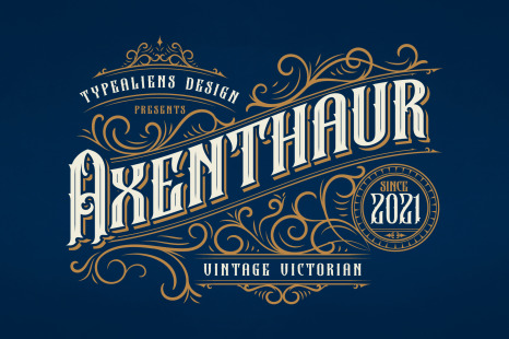 Axenthaur Font - Victorian