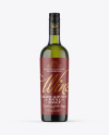 Green Glass White Wine Bottle Mockup Green Glass White Wine Bottle Mockup