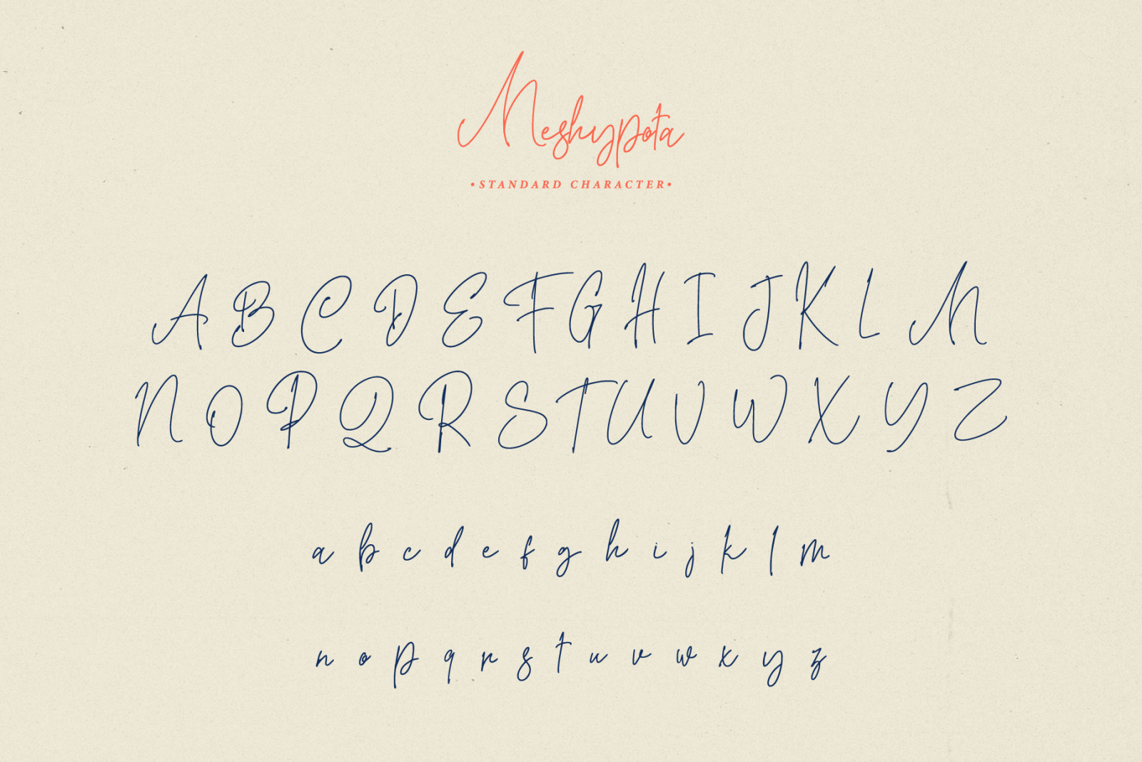 Meshypota Font