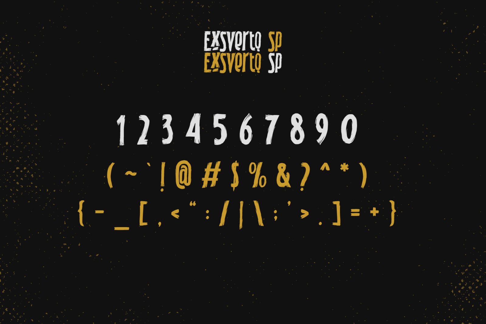 Exsverto Sp Font Exsverto Sp Font