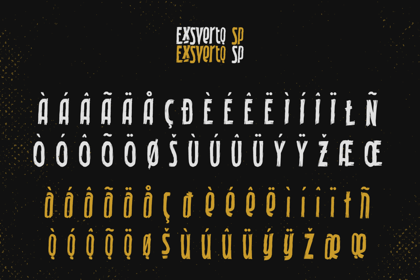 Exsverto Sp Font Exsverto Sp Font