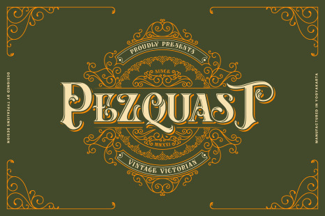 Pezquast Font - Victorian