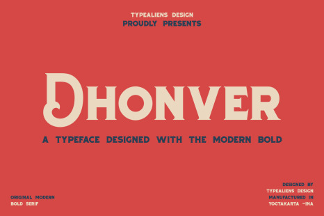 Dhonver Font - Fonts