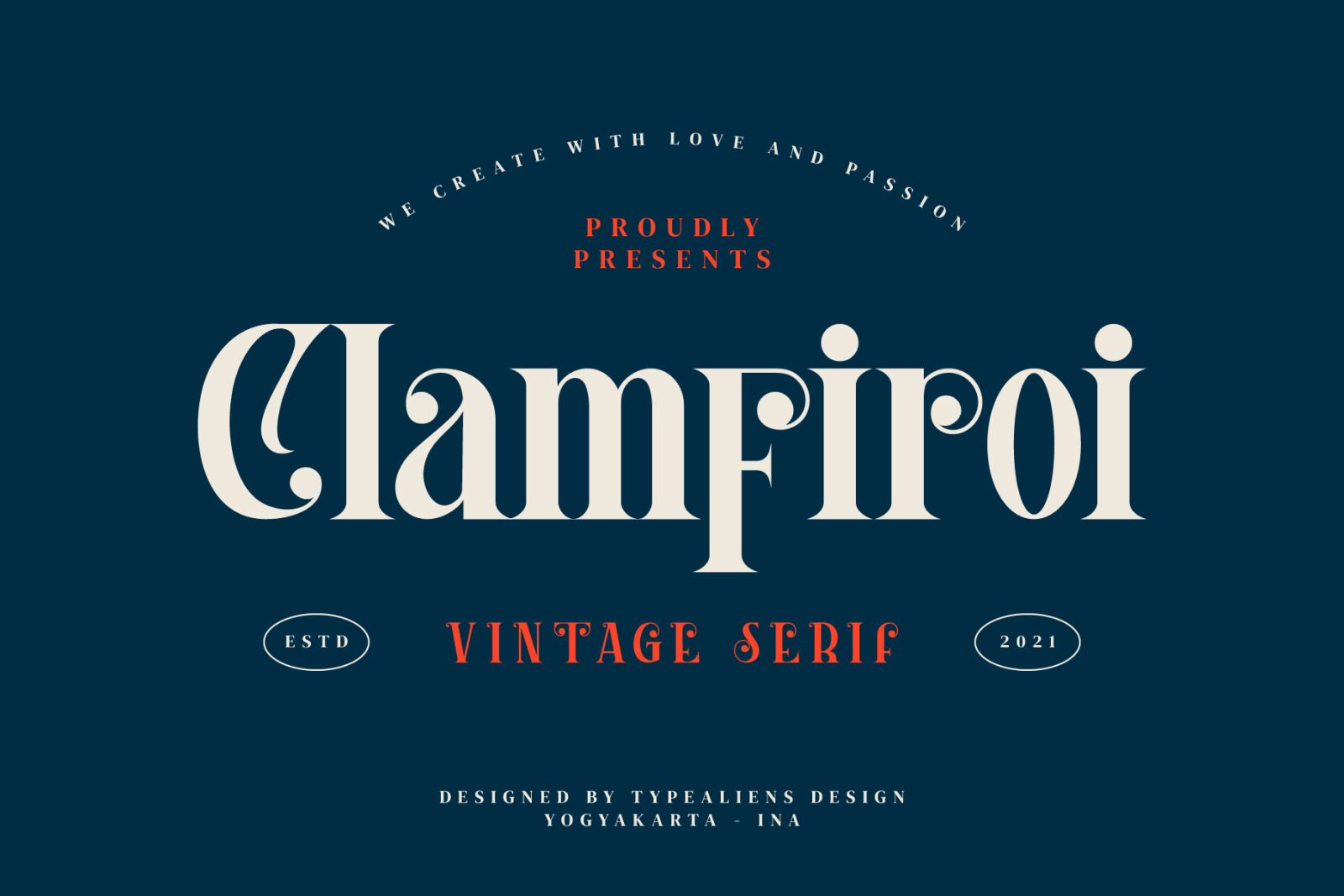 Clamfiroi Font Clamfiroi Font