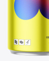 Drink Can w\ Metallic Finish Mockup