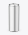 Drink Can w\ Metallic Finish Mockup