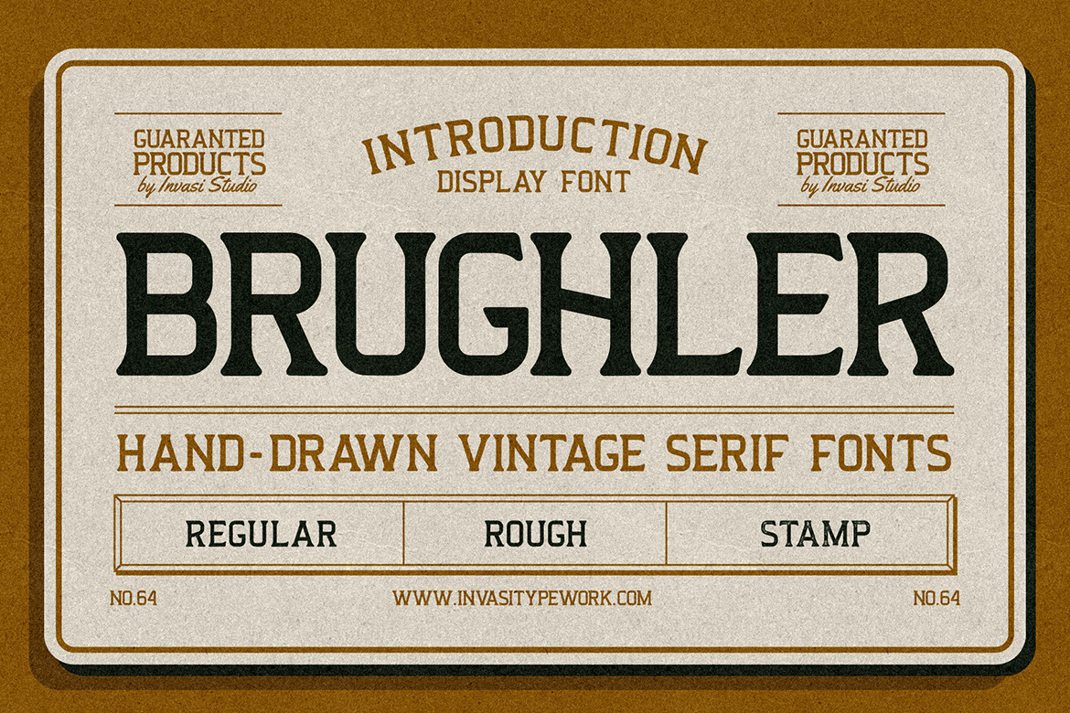 Brughler - Vintage Serif Display Brughler - Vintage Serif Display