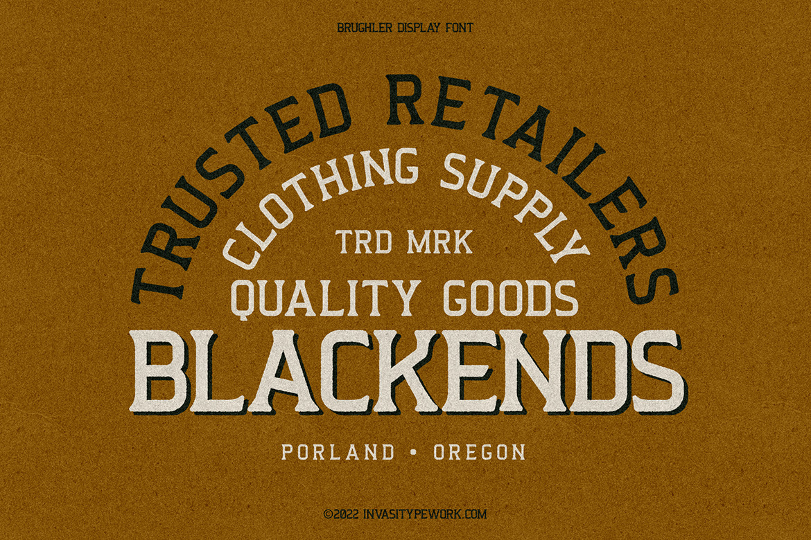 Brughler - Vintage Serif Display Brughler - Vintage Serif Display