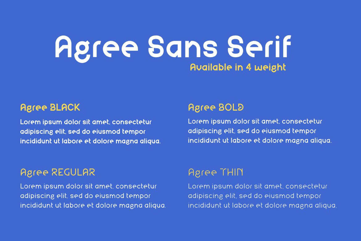 Agree Font Agree Font