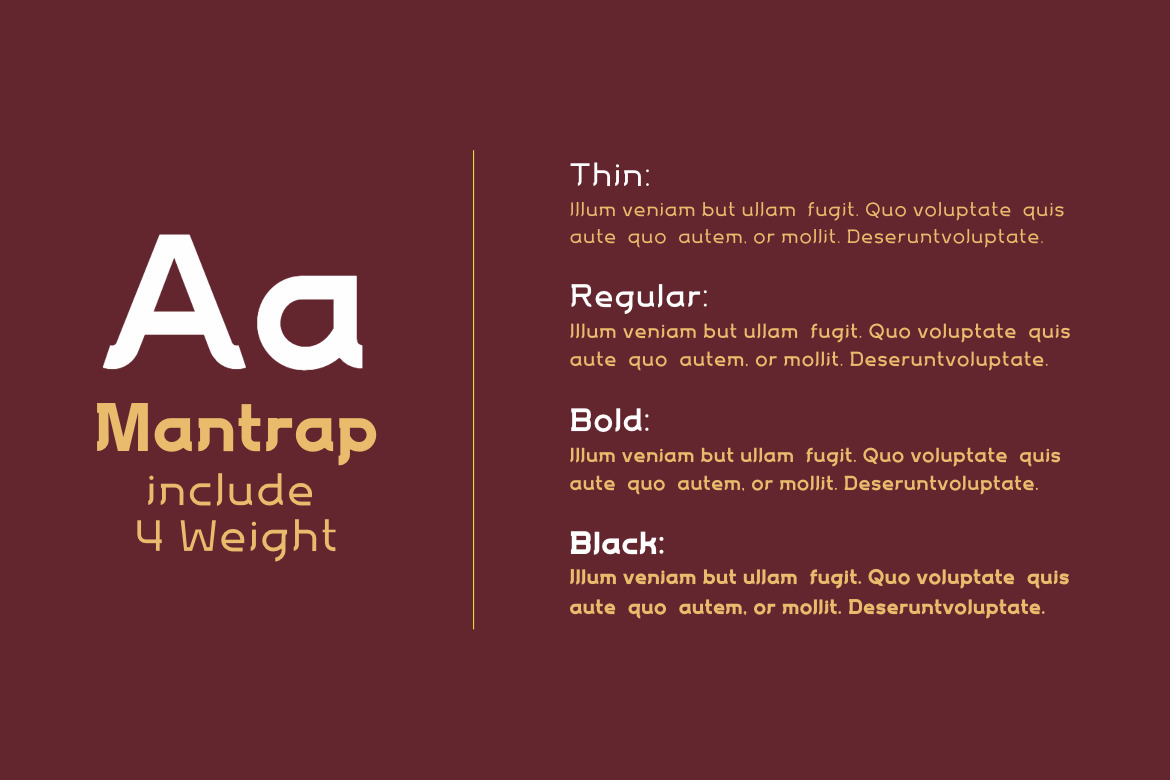 Mantrap Font