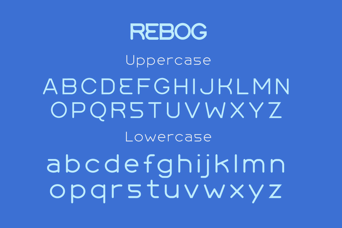 Rebog Font Rebog Font