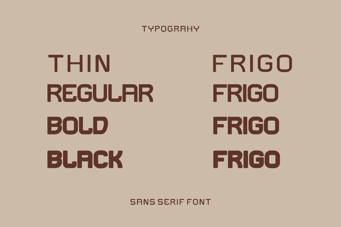 Frigo Font Frigo Font