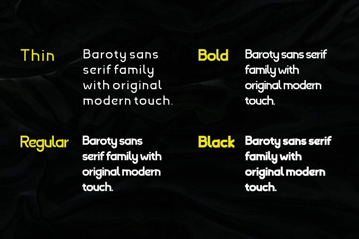 Baroty Font