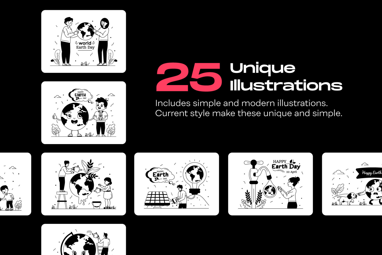 25 Earth Day Illustrations 25 Earth Day Illustrations