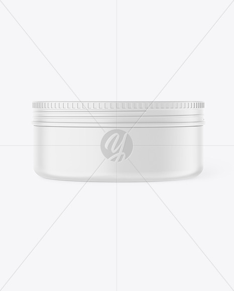 Matte Cosmetic Jar Mockup