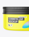 Matte Cosmetic Jar Mockup