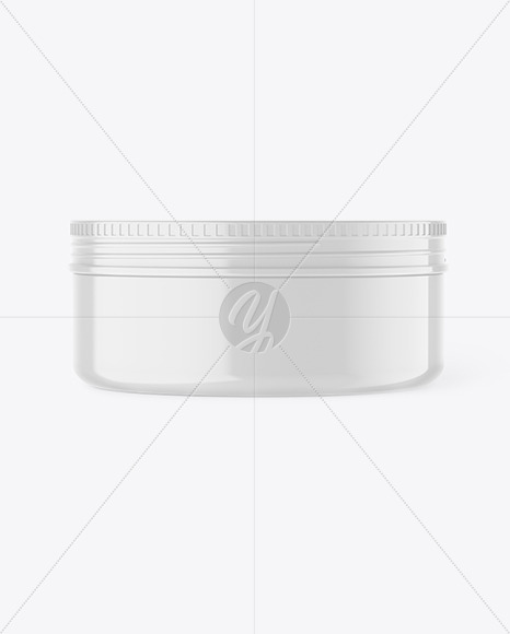 Glossy Cosmetic Jar Mockup