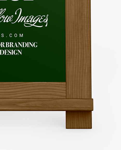 A-Frame Sign Chalk Board Mockup